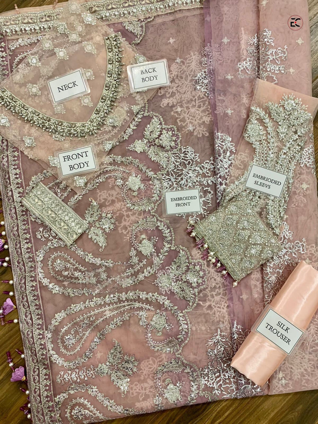 MariaB Mbroidered Heritage Edition Saree 4