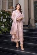 AZURE Chiffon Dress with Chiffon Dupatta