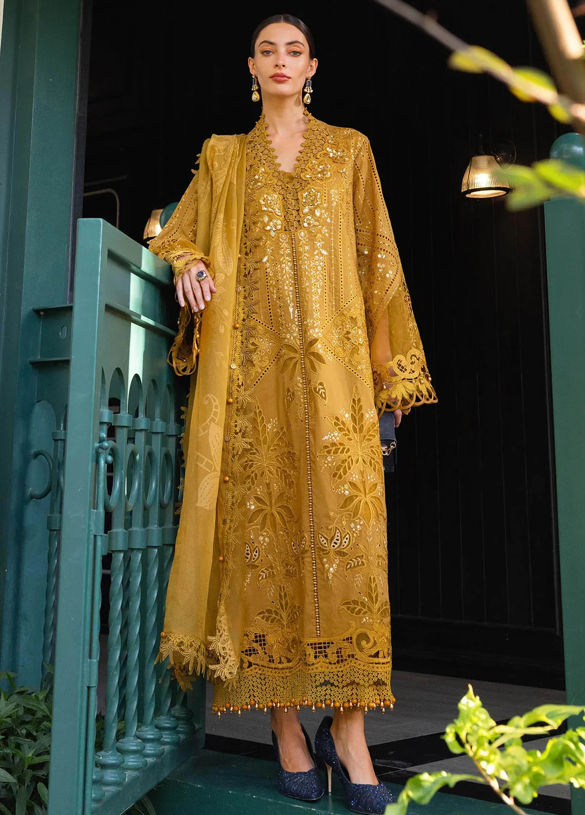 Maria B Unstitched Luxury chikankari 22