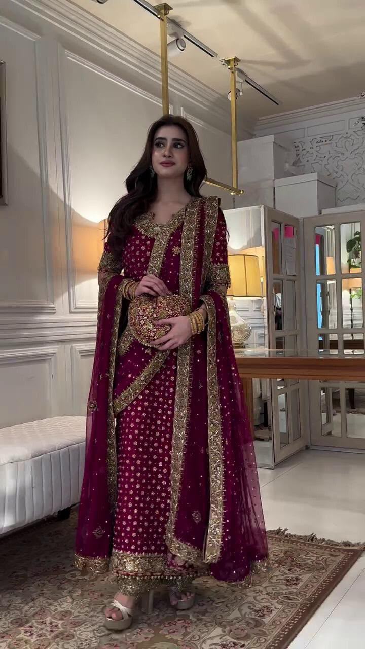 Haris Shakeel Chiffon Wedding Collection p
