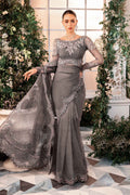 Maria B Net Saree Embroidered & Hand Embellished 12