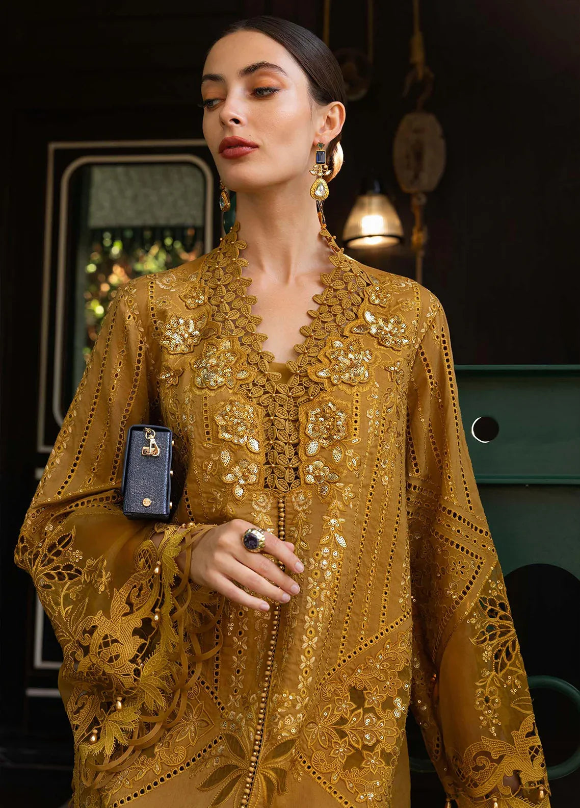 Maria B Unstitched Luxury chikankari 22