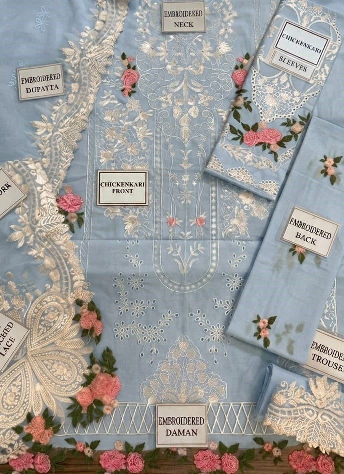 Elaf New Arrival Luxury chikankari 27