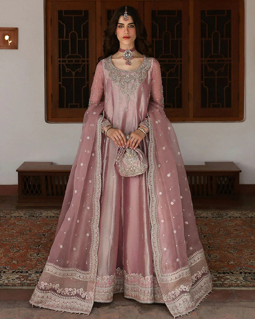 Faiza Saqlain Halina Maxi shesha silk