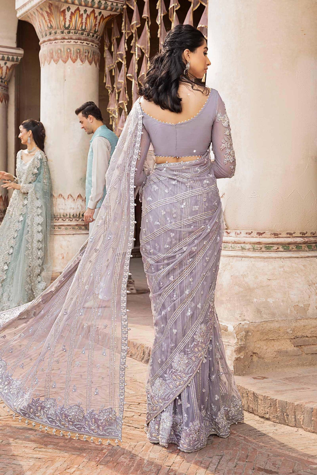 Maria B Ifora Couture Saree 7