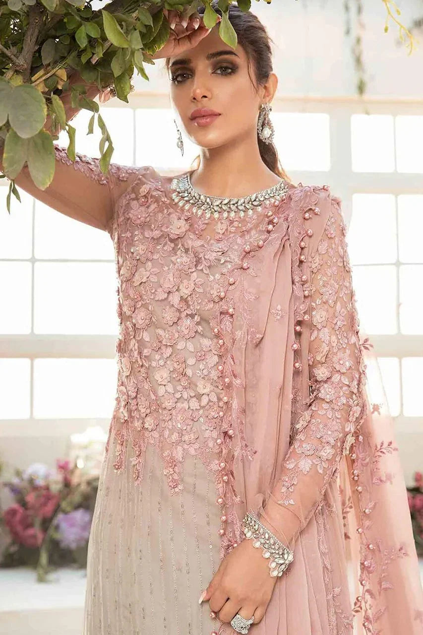 Maria B Wedding Addition Chiffon Suit