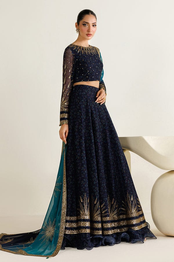 Jazmin New printed chiffon Embroidered Maxi 36