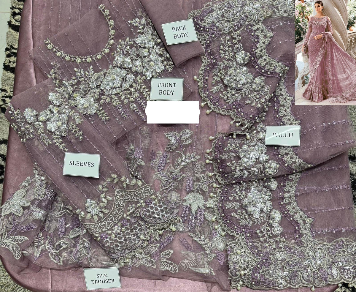 Maria B Wedding Saree p