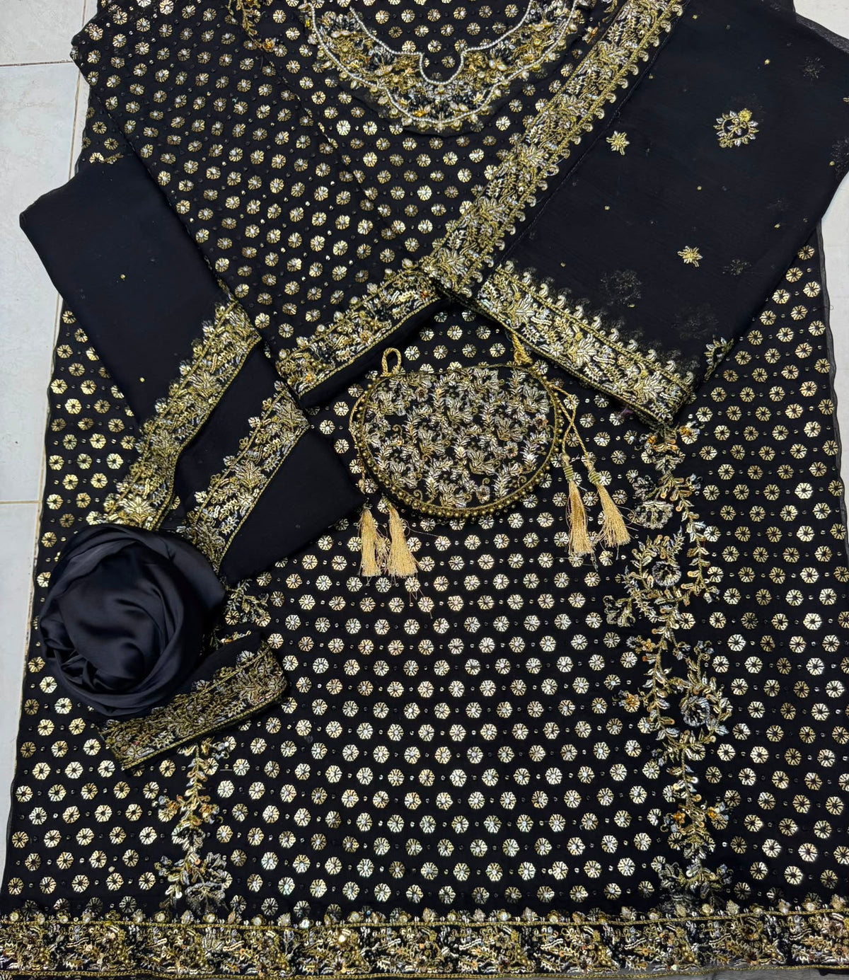 Haris Shakeel Chiffon Wedding Collection b