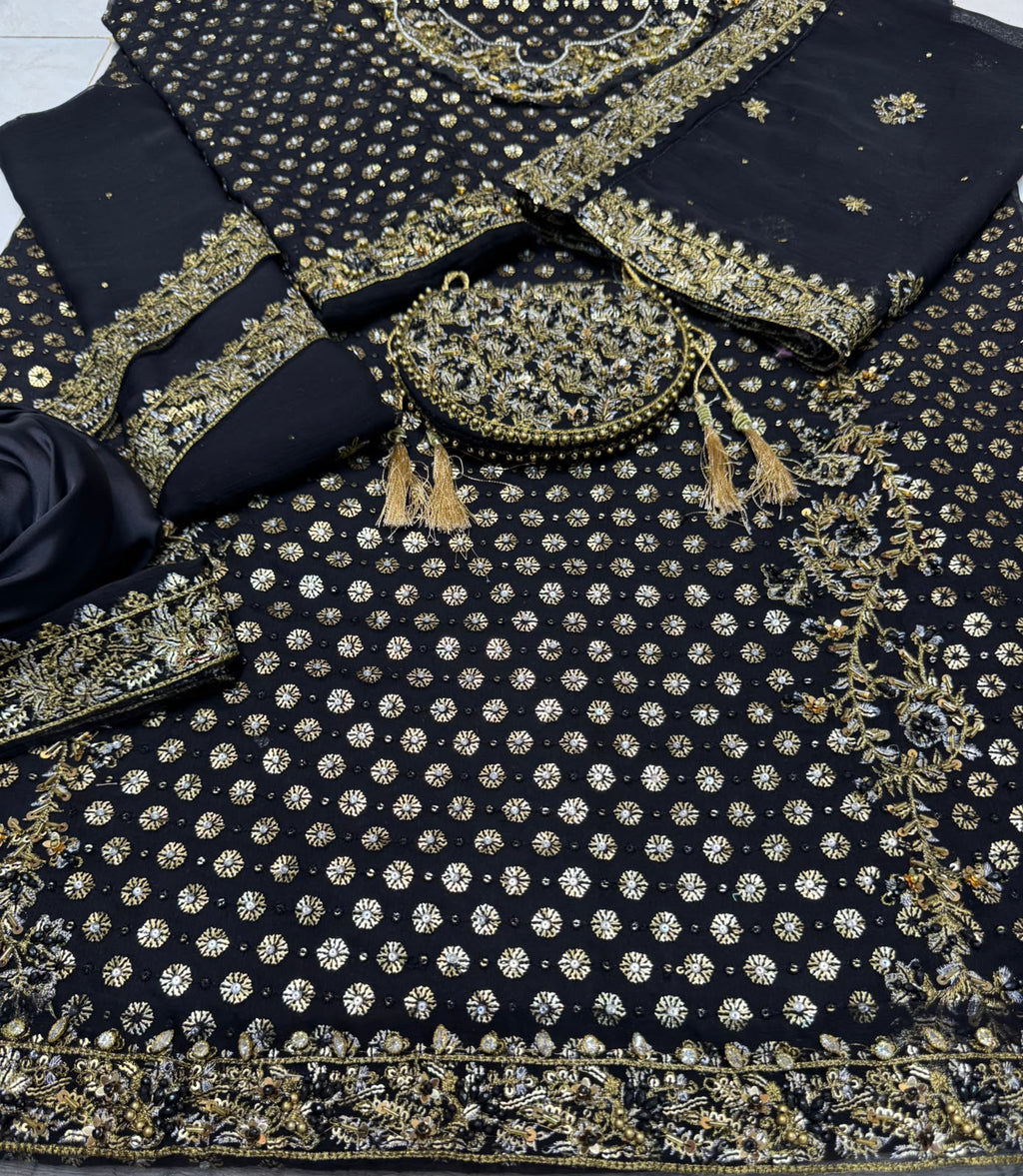 Haris Shakeel Chiffon Wedding Collection b