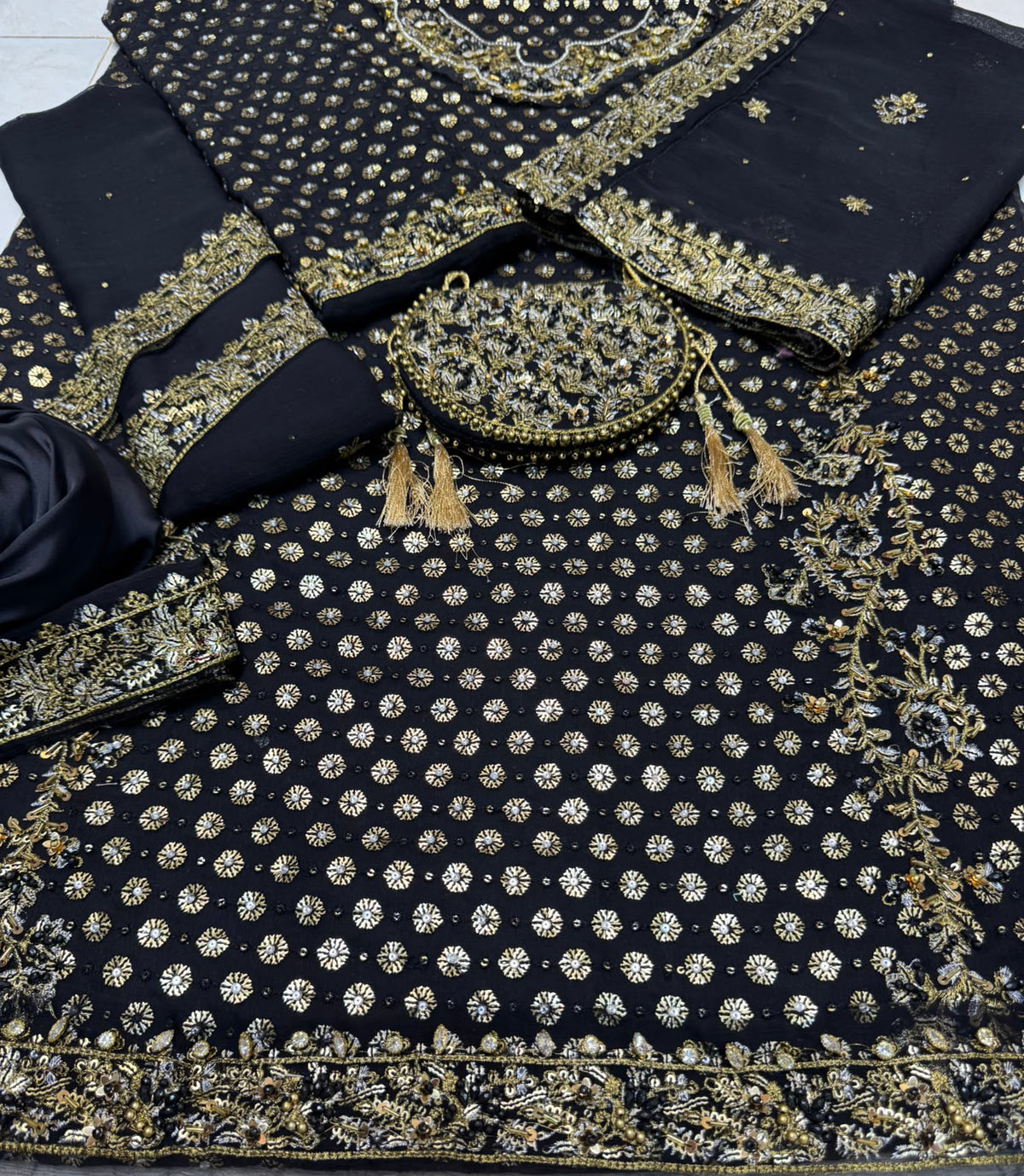 Haris Shakeel Chiffon Wedding Collection b