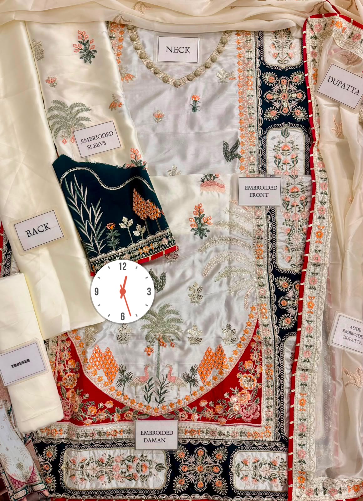 Ethnic Silk Kaftan Collection unstitched
