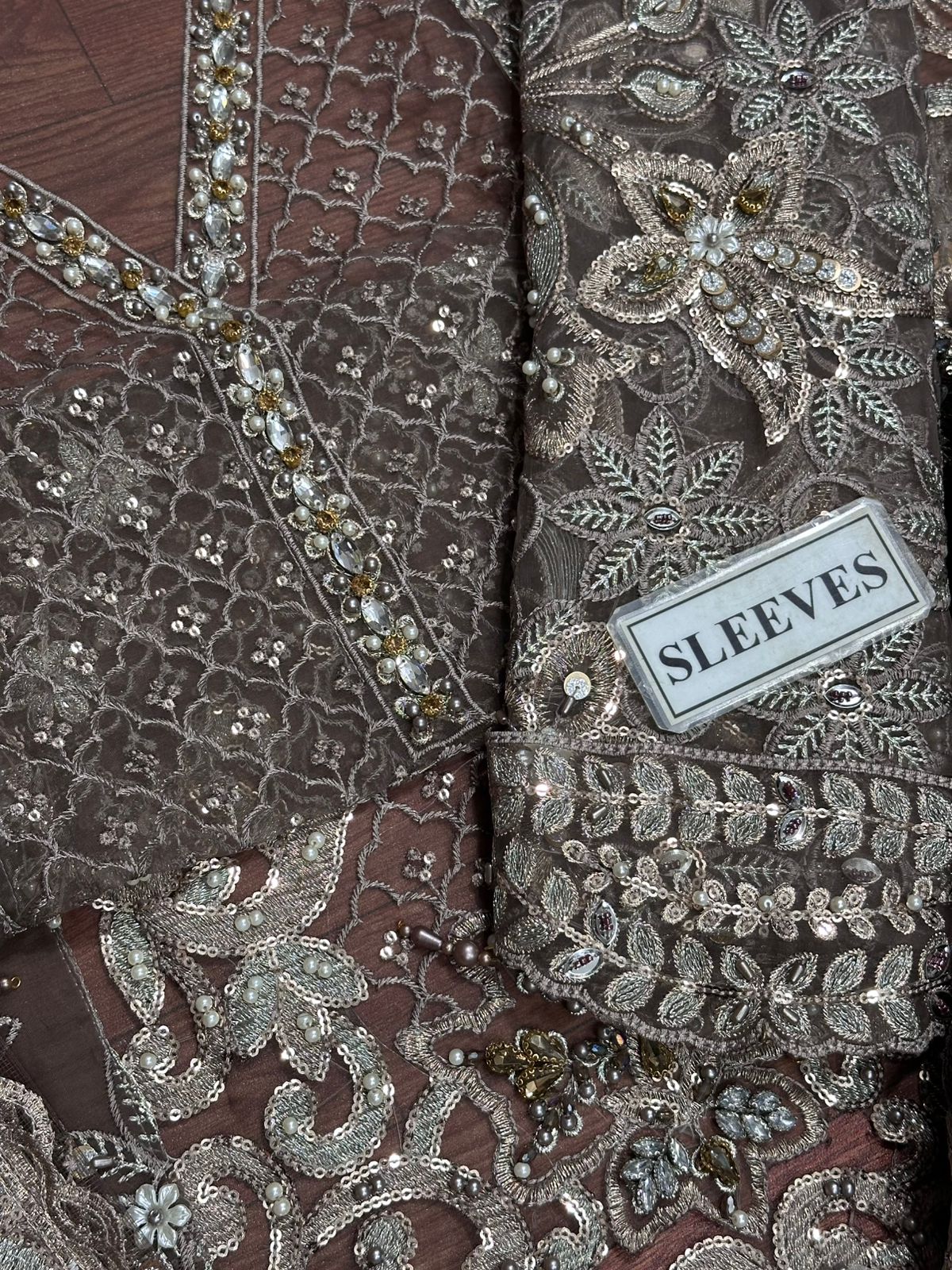 MARIA B EXCLUSIVE PREMIUM EMBROIDERED DRESS