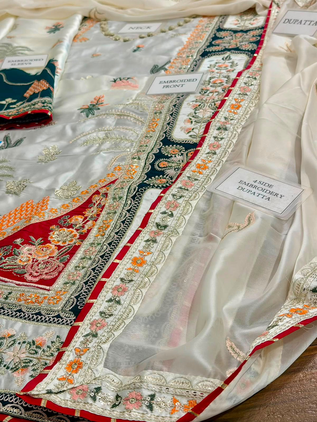 Ethnic Silk Kaftan Collection unstitched