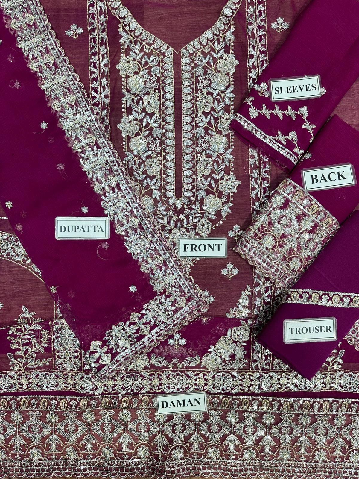 Asim Jofa Chiffon Dress 34
