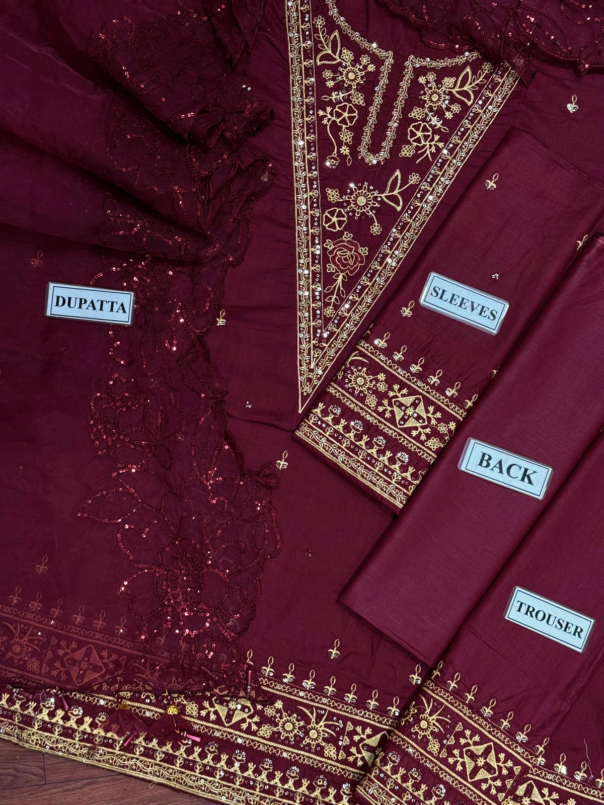 Qalamkar 3 PC Embroidered 39