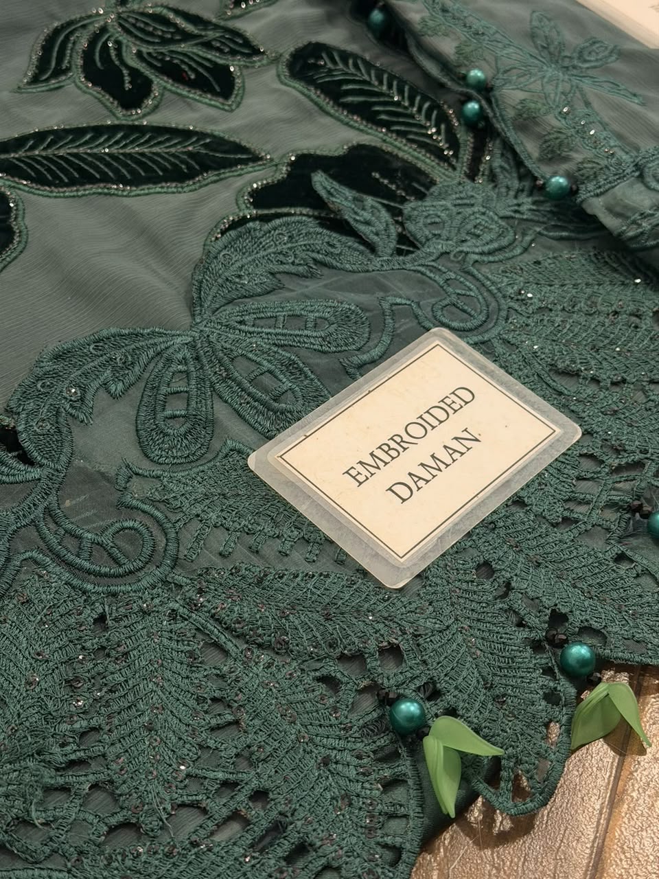 Maria B 3 Piece Embroidered Chiffon Suit 45