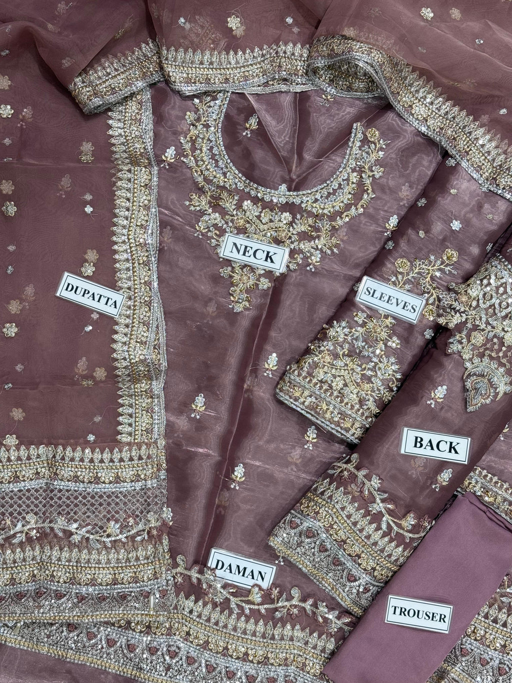 Faiza Saqlain Halina Maxi shesha silk