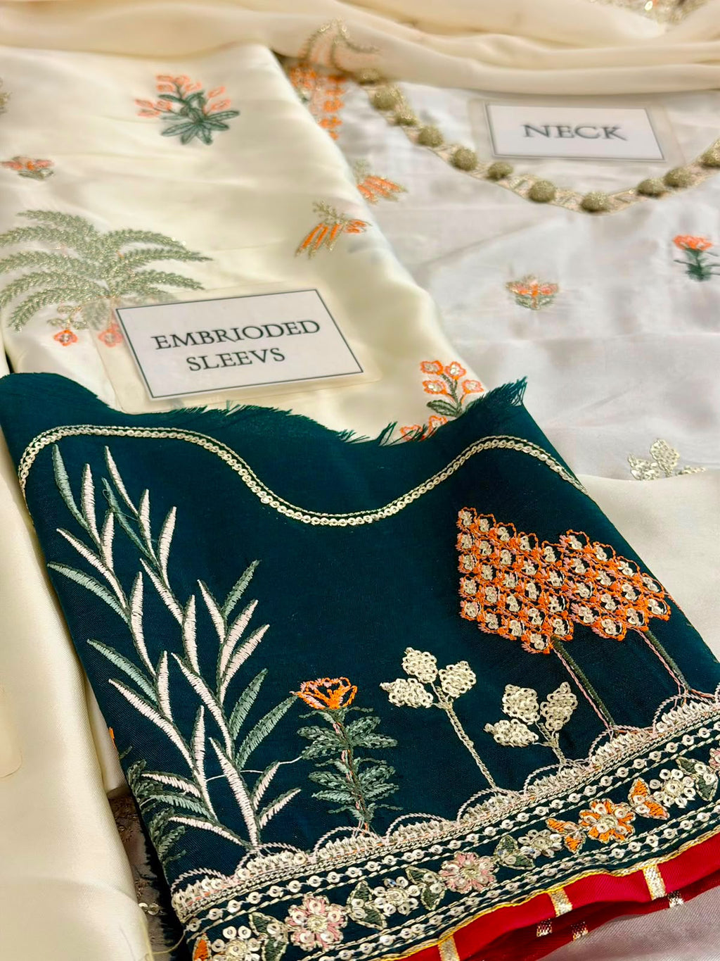 Ethnic Silk Kaftan Collection unstitched