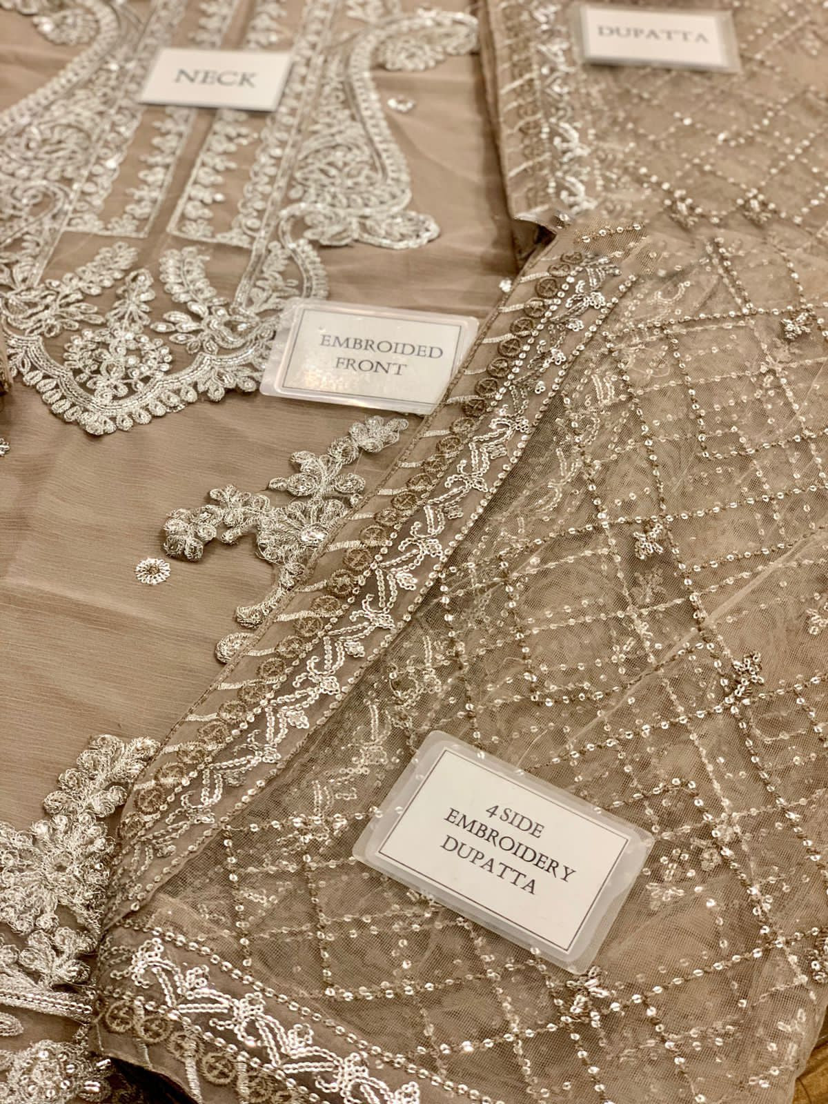 Asim Jofa Embroidered Chiffon D.No 1001