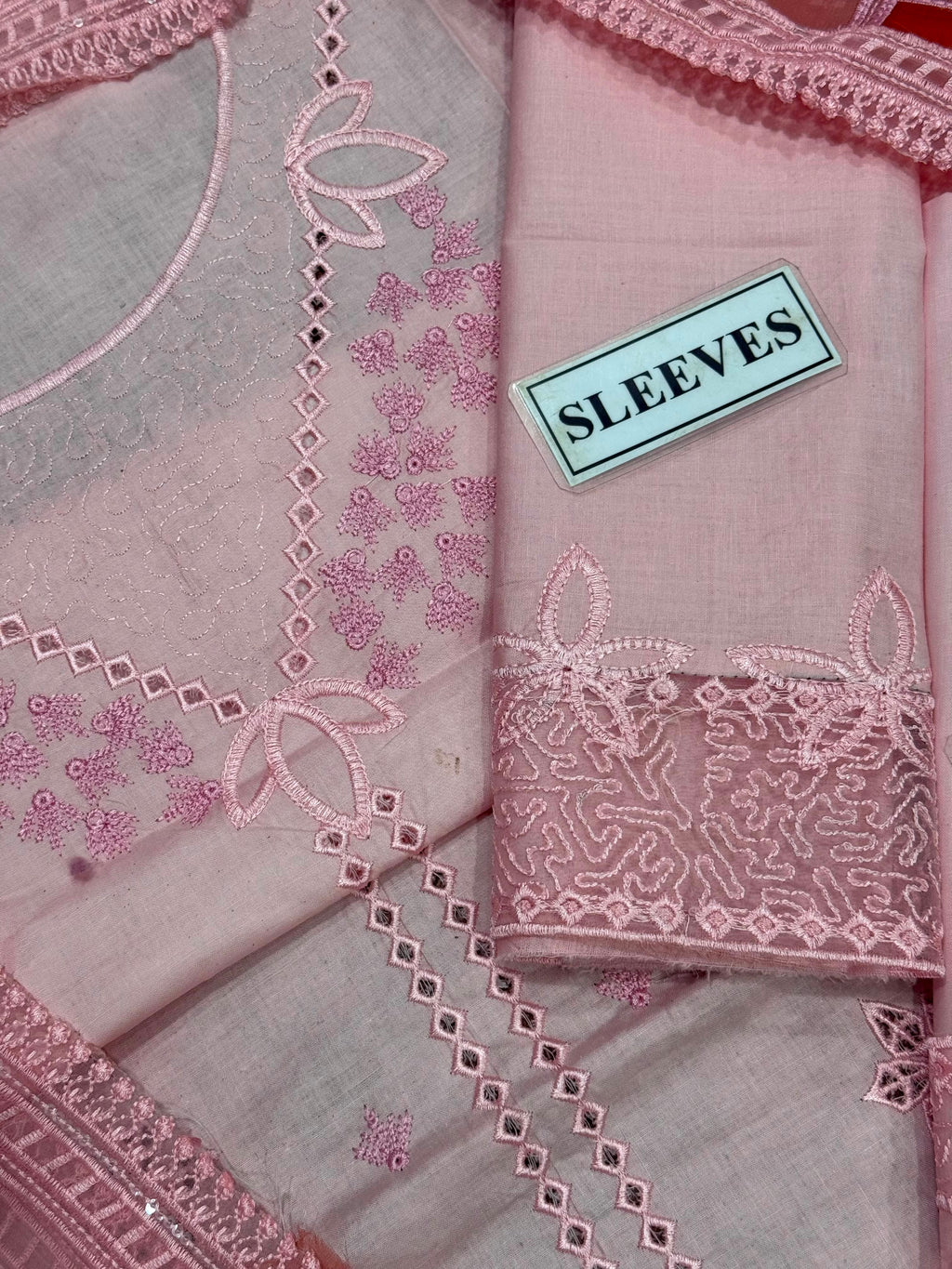 Sweet Peach Luxury Cotton Suit 24