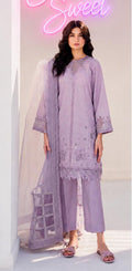 Sweet Lilac Luxury Cotton Suit 23