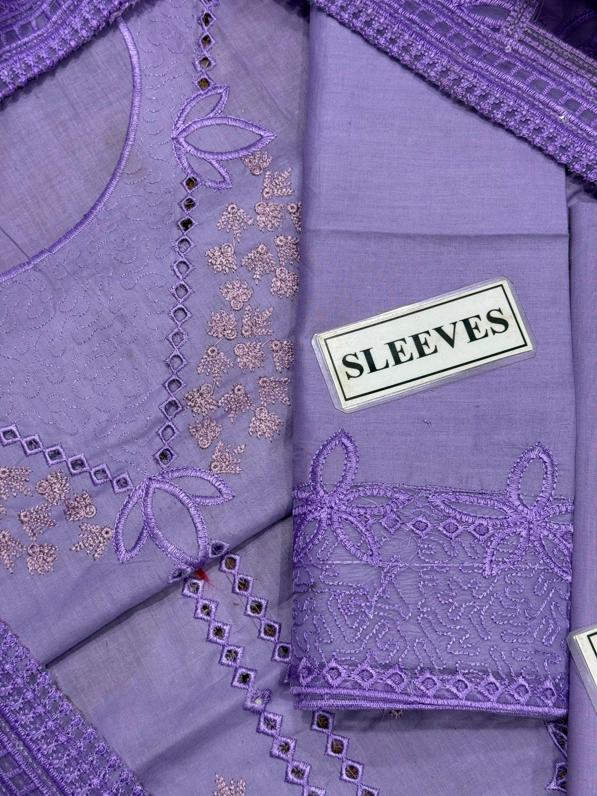 Sweet Lilac Luxury Cotton Suit 23