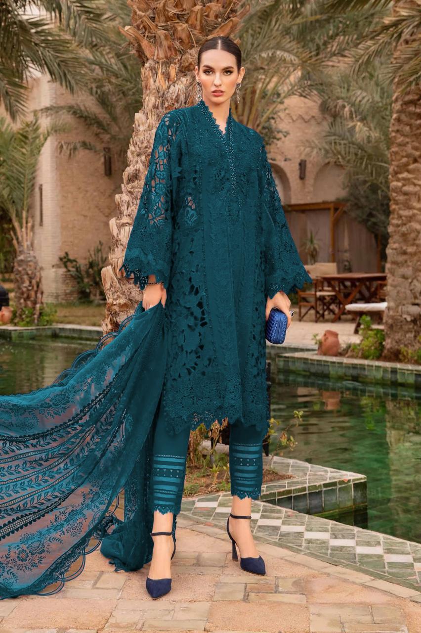 Maria B New Zinc 3d Work Luxury Premium Chikankari 29
